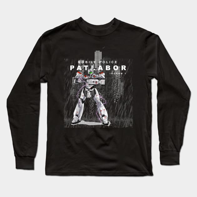 Patlabor The Police Robot Long Sleeve T-Shirt by CoretanVector